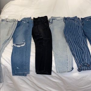 American Eagle mom jean bundle